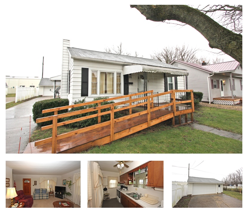 Ranch Home For Sale in Mount Vernon Ohio on South McKenzie Street